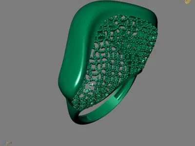 Women Plain Ring Ready STL Models Womens Ring 3d models 3D print model 36