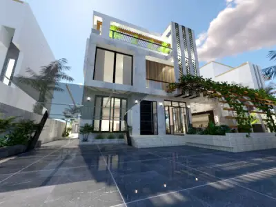 Contemporary Villa Design A43 DWG SketchUp 3D model