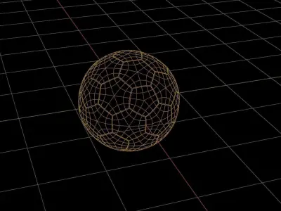 Soccer-Ball Low-poly 3D model