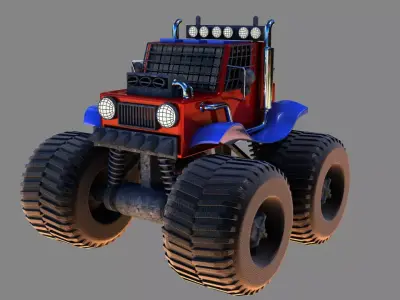 Monster truck 3D model