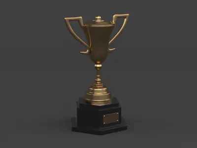 Trophy Cups 3D model buy
