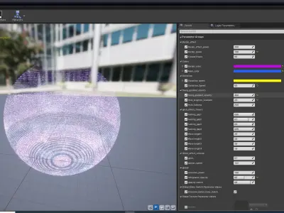 Unreal engine hologram effect 3D print model