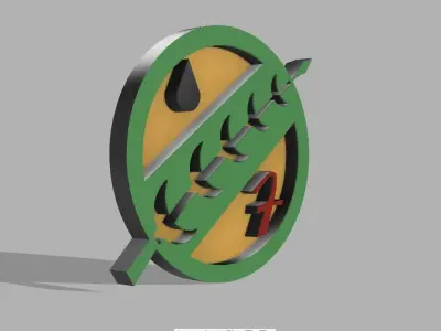 Mandalorian Crest STL file Free 3D print model