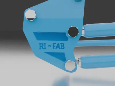 RI-Fab Traction bars Low-poly 3D model