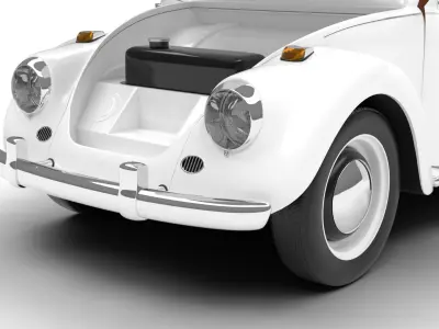 Volkswagen Beetle Type 1 1200 1965 HQ 3d model 3D model