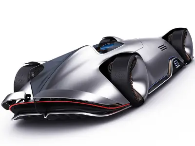 Mercedes-Benz Vision EQ Silver Arrow Concept 2018  3D model