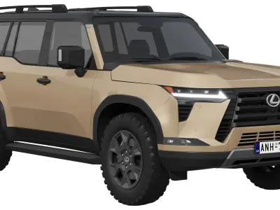 Lexus GX Overtrail 2024 3D model