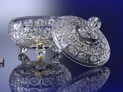 crystal glass bonbonaire 002 3D print model