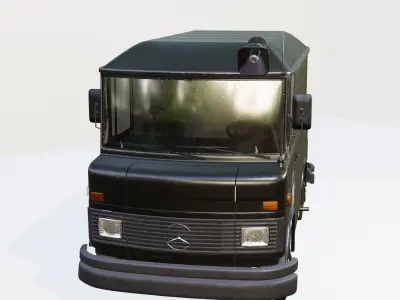 SWAT Mercedes 508 L 3D model