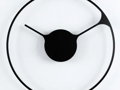 Modern Clock 3D model