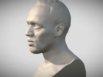 Usain Bolt bust 3D print model