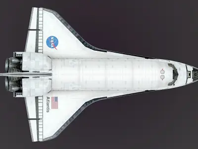 SPACE SHUTTLE Atlantis Exterior Only 3D model