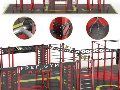 Workout street sport SFG 3D model
