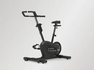 Exercise Spin Bike Low-poly 3D model