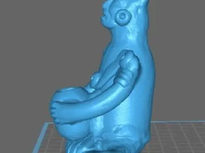 Central American Potter 3d model 3D print model