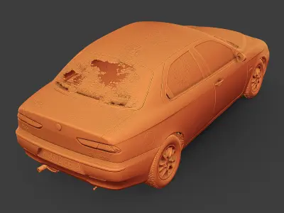 Alfa Romeo 156 RAW Scan 3D model