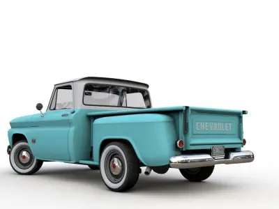 CHEVY C10 V8 PICKUP 1966 3D model