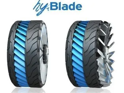 project hankook hyblade test 1 no blades 3D model