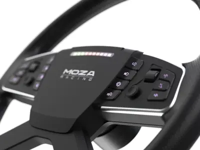 MOZA TSW Steering Wheel 3D model