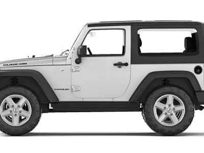 Jeep Wrangler Rubicon 2007 3D model