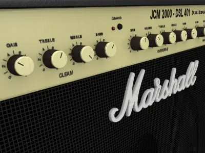 Marshall Amplifier 3D model
