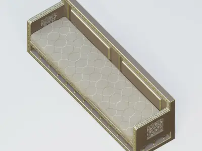 Moroccan sofa 3D model