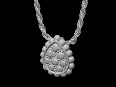 BOUCHERON - SERPENT BOHEME - NECLAKCE - DIAMONDS MOTIF XS 3D print model