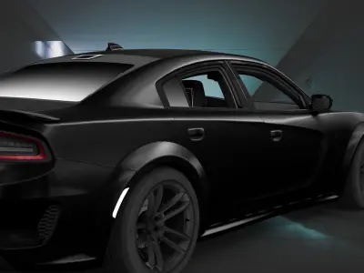 Dodge Charger SRT Hellcat 3D model by PIXELCRAZE