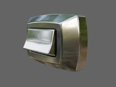 Toilet Flush Valve - Valvula de Descarga Low-poly 3D model