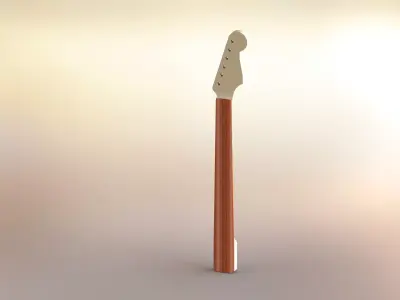 62 stratocaster neck 3D model