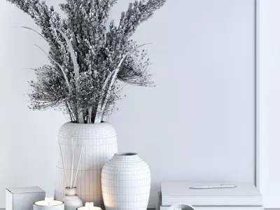 Decorative set 10 S 3D model