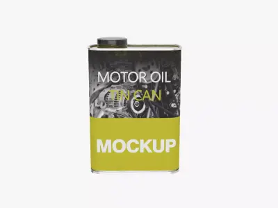 Motor Oil Square Can 3D model