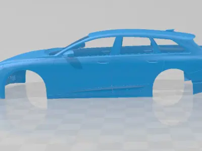 Audi A6 Avant e-tron 2025 - Body Car STL Model 3D print model