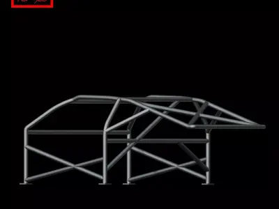 Nissan 180SX Roll Cage 3D print model