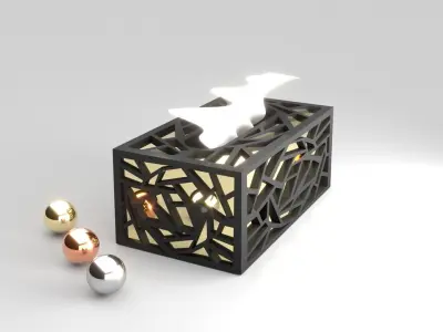 tissue box Model 1 3D model