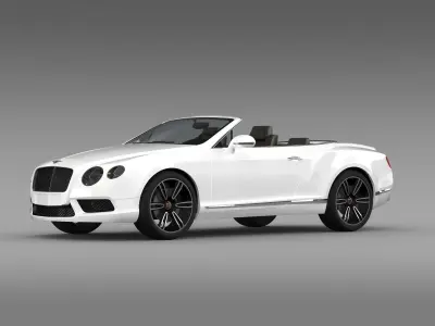 Bentley Continental GTC V8 2013 3D model
