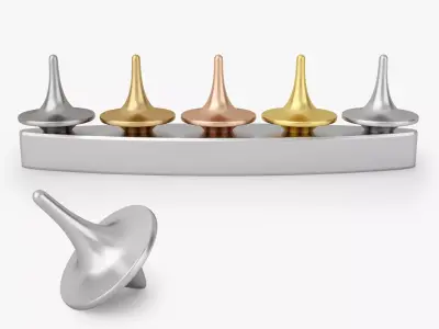 ForeverSpin Metal Spinning Tops 3D model