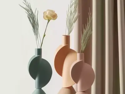 Glide Vase for Home Decor 3D print model
