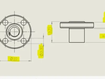 Pitch 8mm 3D print model