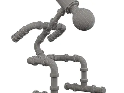 Table lamp Light 3d model Low-poly 3D model purchase