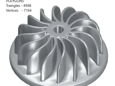 Games Impeller Toy Low-poly 3D model