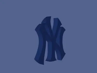 New York Yankees Logo 3D model