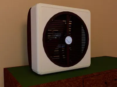 Air Circulator 80s model 3D model