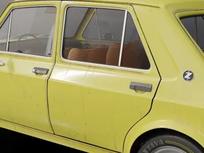 Zastava 101 GTL Low-poly 3D model