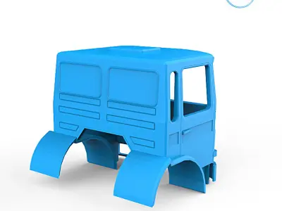 MAN F8 Cabin 3D print model