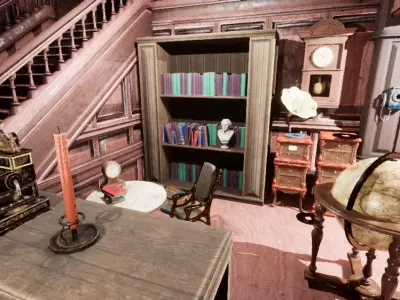 Wood Manor Kit  Low-poly 3D model