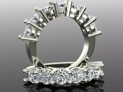 Band Ring 3D print model