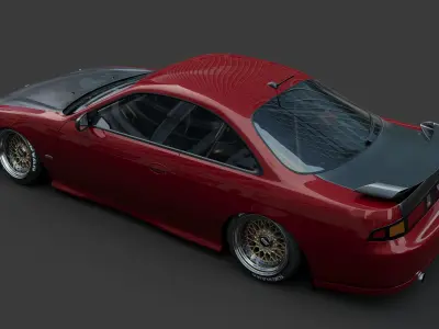 NIssan silvia s14 3D model buy