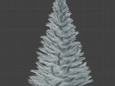 Realistic Christmas Tree with Ornament Set 3D print model
