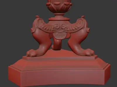 Big Empire Candlestick 3D model